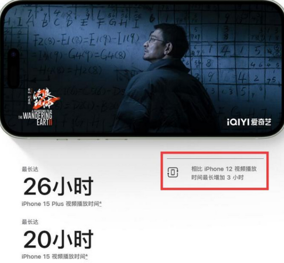 北票苹果15换电池网点分享iPhone15电池容量是多少 