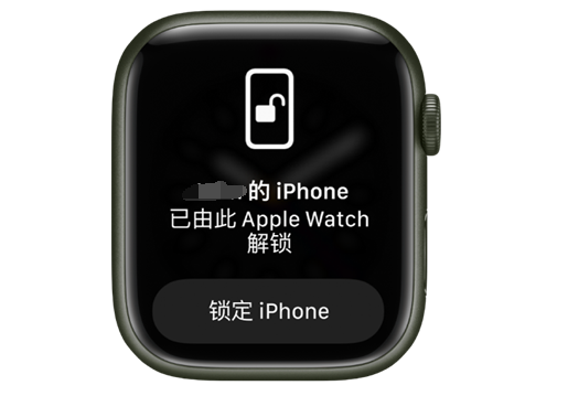 北票苹果手机维修分享用 AppleWatch 解锁配备面容 ID 的 iPhone方法 